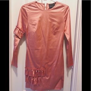 Cynthia Rowley Aeris Satin Mini Dress